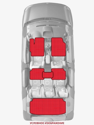 ЭВА коврики «Queen Lux» комплект для Dodge Coronet (5G)