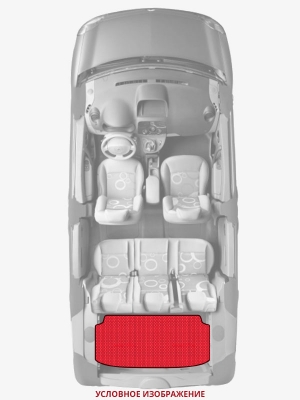 ЭВА коврики «Queen Lux» багажник для Toyota Alphard